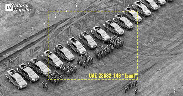 Panzerfahrzeuge UAZ Esaul in Donbas