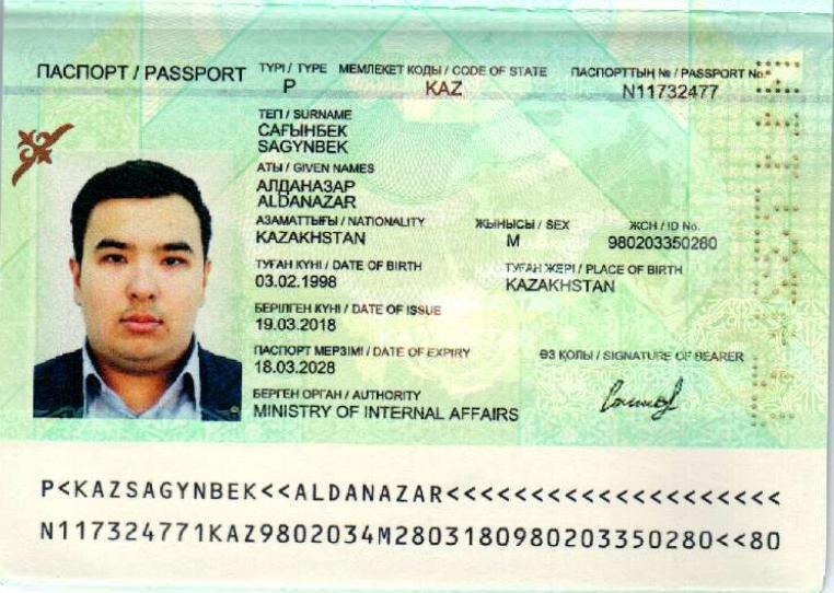 Aldanasar Darhanuly Saginbek