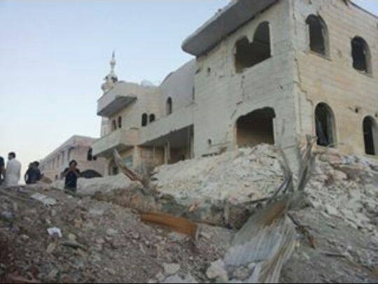 Kafr Zita, Hama province, a hospital after an air strike