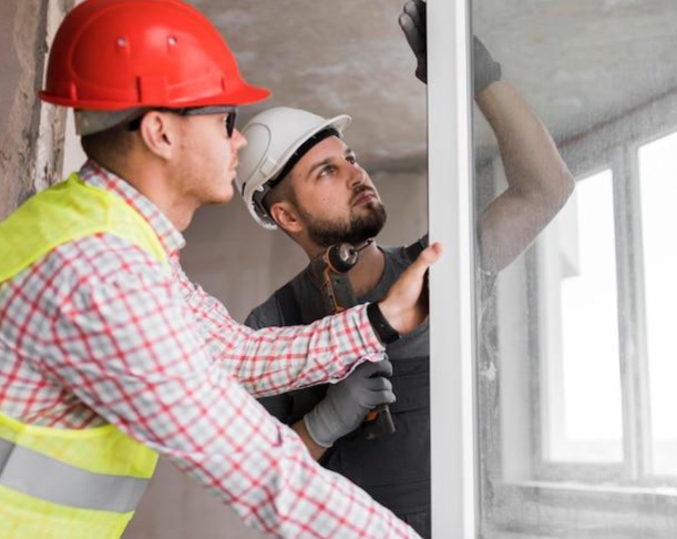 Medium shot man holding drill