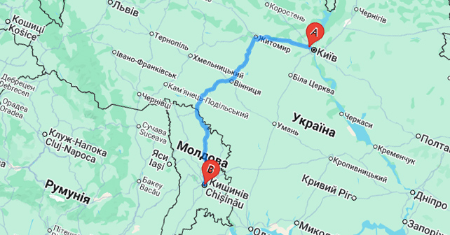 автобус Київ–Кишинів