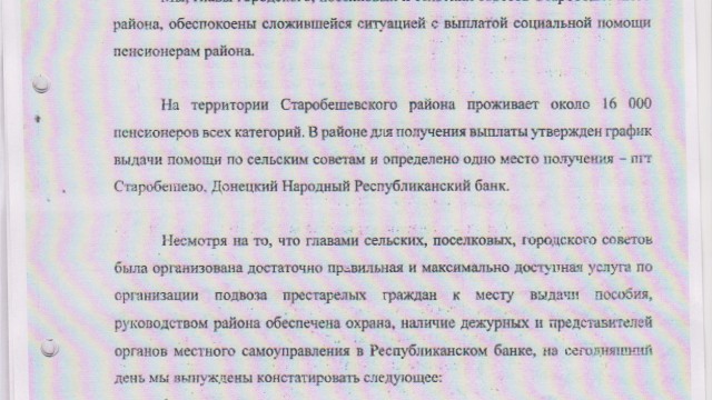 Zhoršení sociální a hospodářské situace na okupovaném území Doněcké oblasti 03