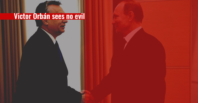 Victor Orbán sees no evil