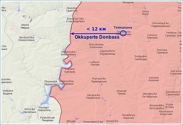 Okkuperte Donbass