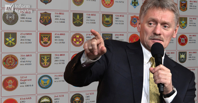 Dmitrij Peskov lyver om krigen mot Ukraina