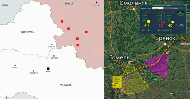 Russland har bygget opp en droneinfrastruktur langs grensen til Belarus