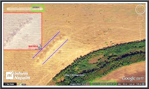 Russiske artilleriangreb mod Ukraine