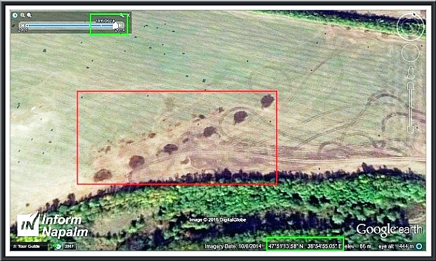 Russiske artilleriangreb mod Ukraine
