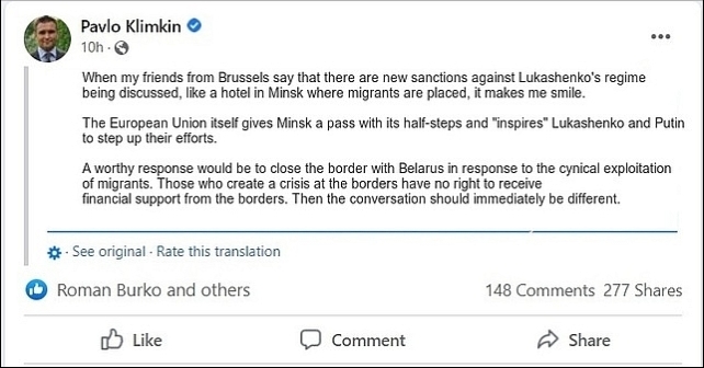 Pavlo Klimkin om EU Pavlo Klimkin om EU